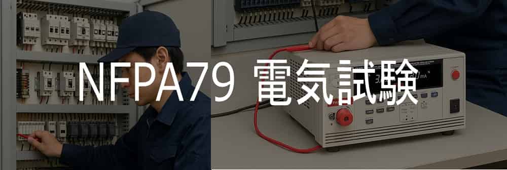 NFPA79の電気試験